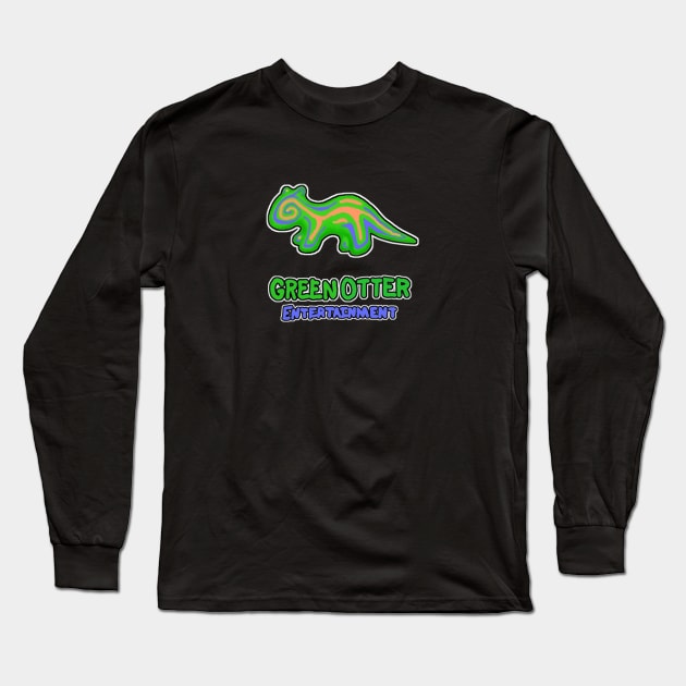 Green Otter Entertainment Logo Long Sleeve T-Shirt by greenOtterEntertainment